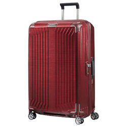 Samsonite Lite-Box 75cm 4-Spinner Wheel Suitcase Deep Red